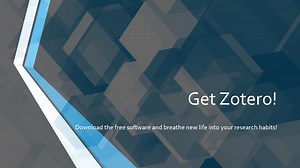 Research Guides: Zotero: Home