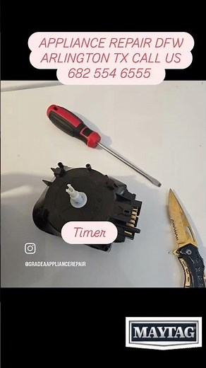 maytag washer timer replacement #appliancerepair #dfw #washerrepair #arlingtontexas #skilltrades
