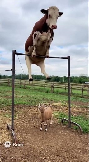 This Cow's Jump Will Blow Your Mind!