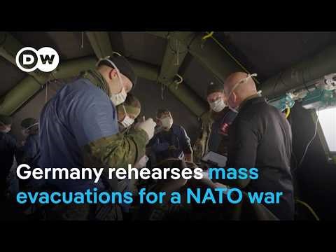 Germany tests readiness to evacuate wounded NATO soldiers | DW News