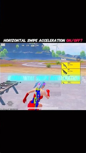 Horizontal Swipe Acceleration ON or OFF? 😳 Best Setting 🔥