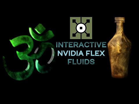 Interactive Nvidia Flex Fluids Inside 3D Objects - TouchDesigner Tutorial 003