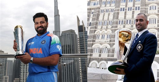 Rohit Sharma vs MS Dhoni - comparing their captaincy stats in ODIs