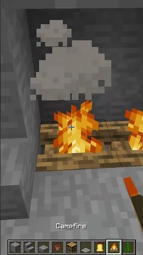 How to make a fireplace in minecraft