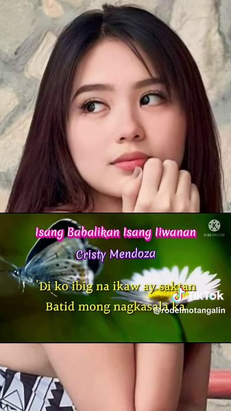 #CapCut Isang Babalikan Isang Iiwanan - Cristy Mendoza #lyrics #FiestaNaSaTikTok #cristymendoza #isangbabalikanisangiiwanan