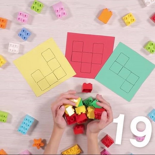 Math ➕, physics ↘️, colors 🔴, memory 🧠, literacy 📚, motor skills ✋, and more! Just a few LEGO DUPLO bricks can help teach it all. #LetsBuildTogether | LEGO