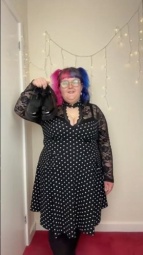 plus size gothic outfit idea 🤍 #shorts #plussize #outfit