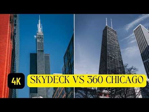 Skydeck vs Chicago 360 — Which Chicago View Wins? | 4K POV Walk