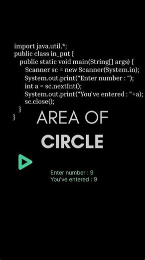 Taking Input in Java | part 1 | #Shorts #Code #Java