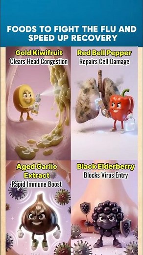 Top 4 Foods to Fight the Flu & Speed Up Recovery Naturally! #health