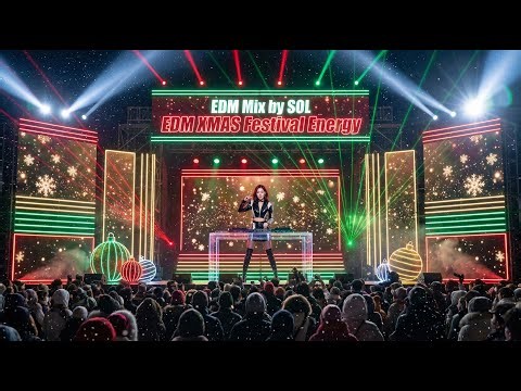 EDM Mix by SOL EDM 🎄⚡ | XMAS Festival Energy • Holiday Dance Party • High-Energy EDM Mix