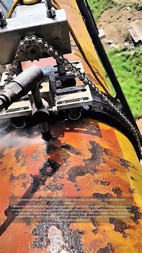 High-Pressure Waterjet Cutter – Clean and Accurate Metal Cutting Process!