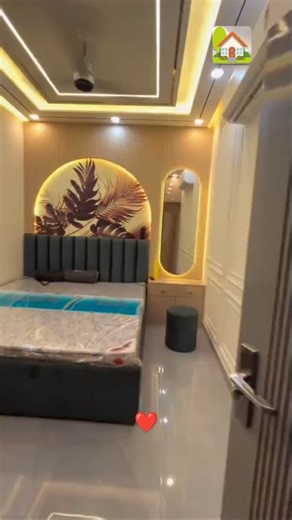 MySpace Interiors on Instagram: "From 8' x 12' to WOW! This small bedroom has a stunning makeover with smart layout, fluted headboard, customized wallpaper, wall moulding and hidden storage ✨ What do you think of the transformation? Follow for more @myspaceinteriors 📍Kolkata #smallbedroommakeover #beforeandafterinterior #kolkatadesigner #bedroomdesignindia #myspaceinteriors #spaceoptimization #followers #kolkata #explore #feed #instapost"