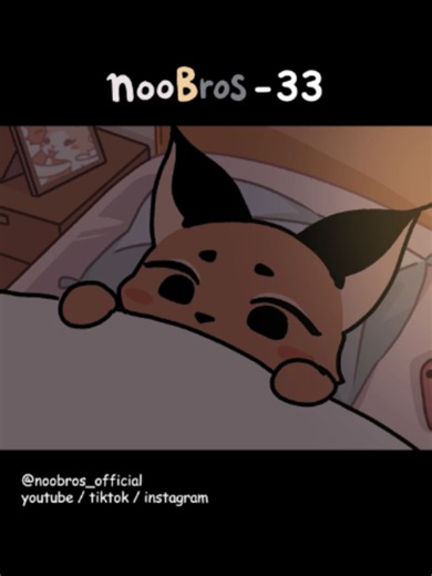 33 - A Visitor Who Came at Night 🌙 l #anime #애니메이션 #cute #animation #cat #noobros