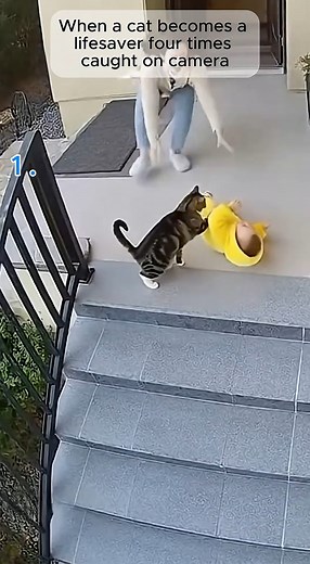 3 Times This Brave Cat Stopped Danger and Saved the Day! 😲🐾 #bravecat #catrescue #herocat #cat | Dr. Rescue