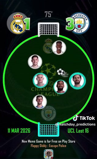 Real Madrid vs Man City UCL 2026 Predictions