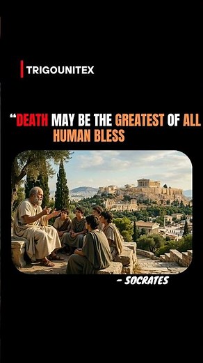 ☠️What If Death Is a Blessing? Socrates 🏛️ #motivation #discipline #philosophy #socrates #bematured