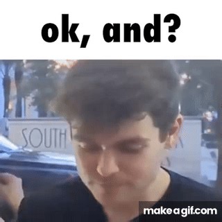 nick fuentes, ok and? on Make a GIF