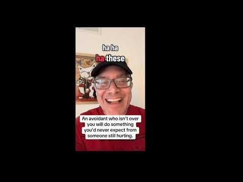 What happens when an AVOIDANT misses you but still won't text?