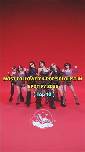 Most followed kpop sololist in Spotify #kpop #fypシ゚viral #bts #100k #jennie#jungkook #lisa #v #jimin