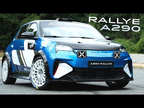Alpine A290 Rallye Unleashed The First Electric Rally Car is Here