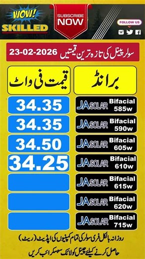 JA Solar Panel Price in Pakistan
