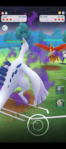 💥Lugia Oscuro Vs Ho-oh Oscuro, PVP Batalla Legendaria en Pokémon Go💥 #Pokemongo #pokémon #short