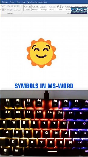 Sun with Face Symbols Shortcut Keys | Insert Symbols Quickly | Computer Tips & Tricks #shortcutkeys
