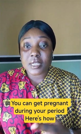 you can get pregnant during your period !Here is how