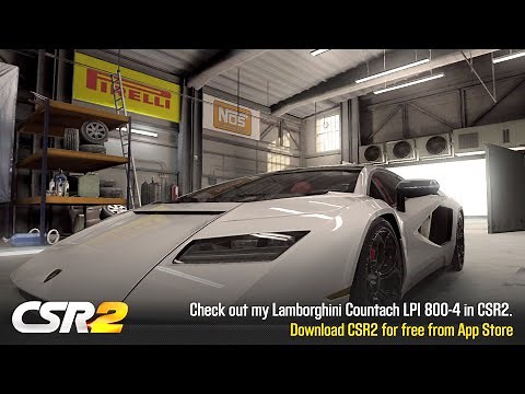 【CSR2】Countach LPI 800-4, shift & tune for 6.93x