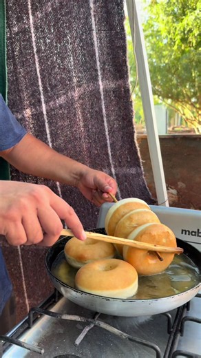 Aquí les muestro el proceso completo de las donas lo hicimos al aire libre fueron un éxito #paratiiiiiiiiiiiiiiiiiiiiiiiiiiiiiii #elcompaever