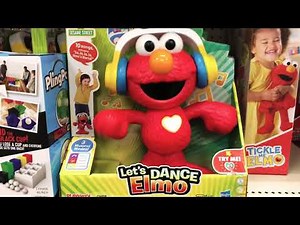 Let’s Dance Elmo Doll & Tickle Me Elmo Plush Toys by HASBRO