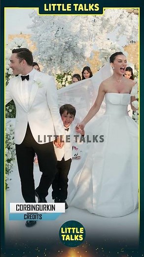 Amy Jackson Holds Her Son & Husband Hands and Walks in the Aisle Happily at Her Wedding😍 | #shorts