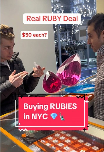 Rare Ruby Deals in NYC Diamond District