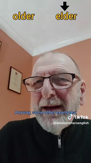 Difference Between Older and Elder — English Vocabulary