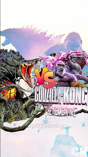Biollante vs GodzillaxKong The New Empire All Monsters