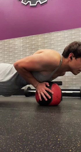 Effective Plank Exercises with a Medicine Ball