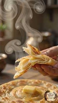Crispy Lachha Paratha Recipe 😍 Perfect Flaky Layers | Easy Layered Paratha | #shorts