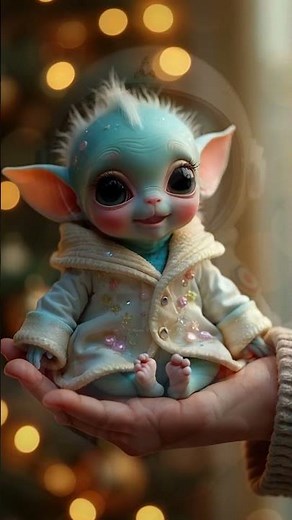 Adorable Alien Baby from a Distant Galaxy! 👽✨