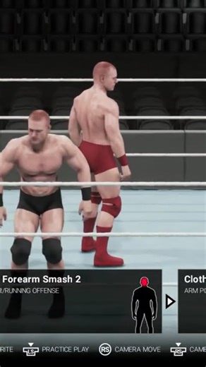 Epic clothesline in WWE 2K19