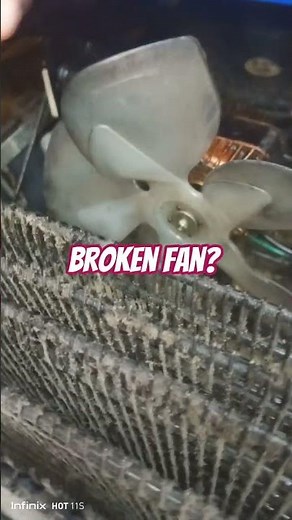 How to fix broken fan of refrigerator? #trending #youtubeshorts