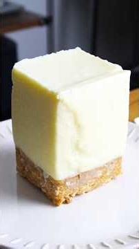 材料4つ！ゼラチン、生クリームなし！牛乳パックそのままレアチーズケーキ作り方！#簡単レシピ
