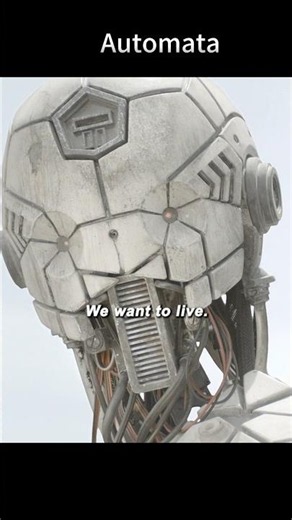 Automata | Discussing Survival and Life with a Robot That Has Awakened Self-Awareness #edit #movie