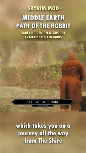 Experience the Path of the Hobbit in Skyrim! 🏔️