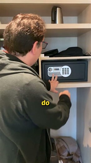 Why You Shouldn't Use A Hotel Safe #ytshorts