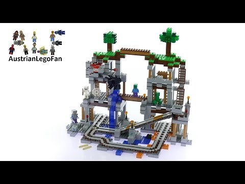 Lego Minecraft 21118 The Mine - Lego Speed Build Review