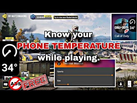 Displaying Phone Temperature While Playing CODM (Live Gameplay)