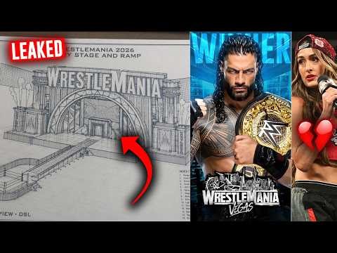 *LEAKED* WrestleMania 42 FULL STAGE | Roman Reigns WRESTLEMANIA SPOILER? Nikki Bella BAD NEWS | WWE