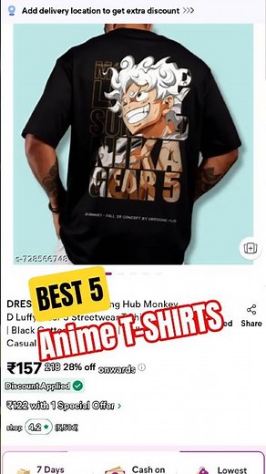 Anime T-shirts | Top Picks #fashion #mensclothing #tshirt