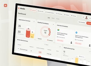 HireOn | AI-Powered HRM SaaS App | UI UX | Potential